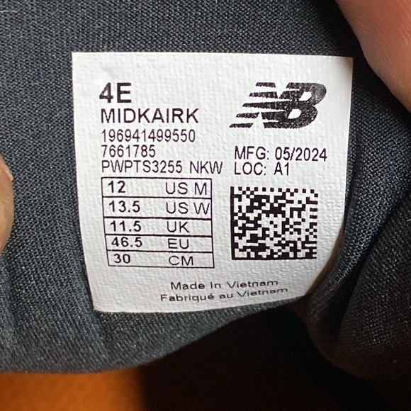 New Balance Fresh Foam X Kaiha Road Shoes For Crews “Triple Black” Size 12 (4E) - Picture 17 of 17